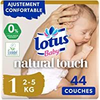 Los mejores  - Lotus Baby Natural Touch - Pañal talla 1 (2-5 kg-nuevo) 1 paquete de 44 pañales
